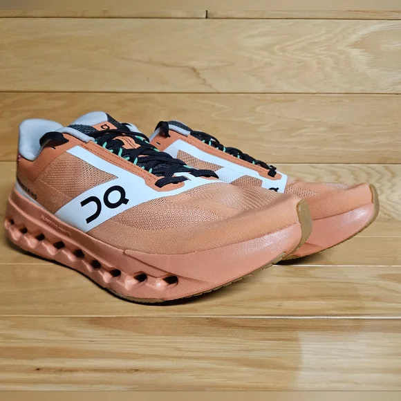 On Cloudsurfer Next Z5 Womens Size 9.5 Canyon White Orange Running Shoe Sneaker